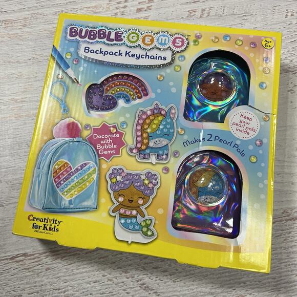 Bubble Gems Backpack Keychains, New-Sealed Box! - Picture 1 of 3